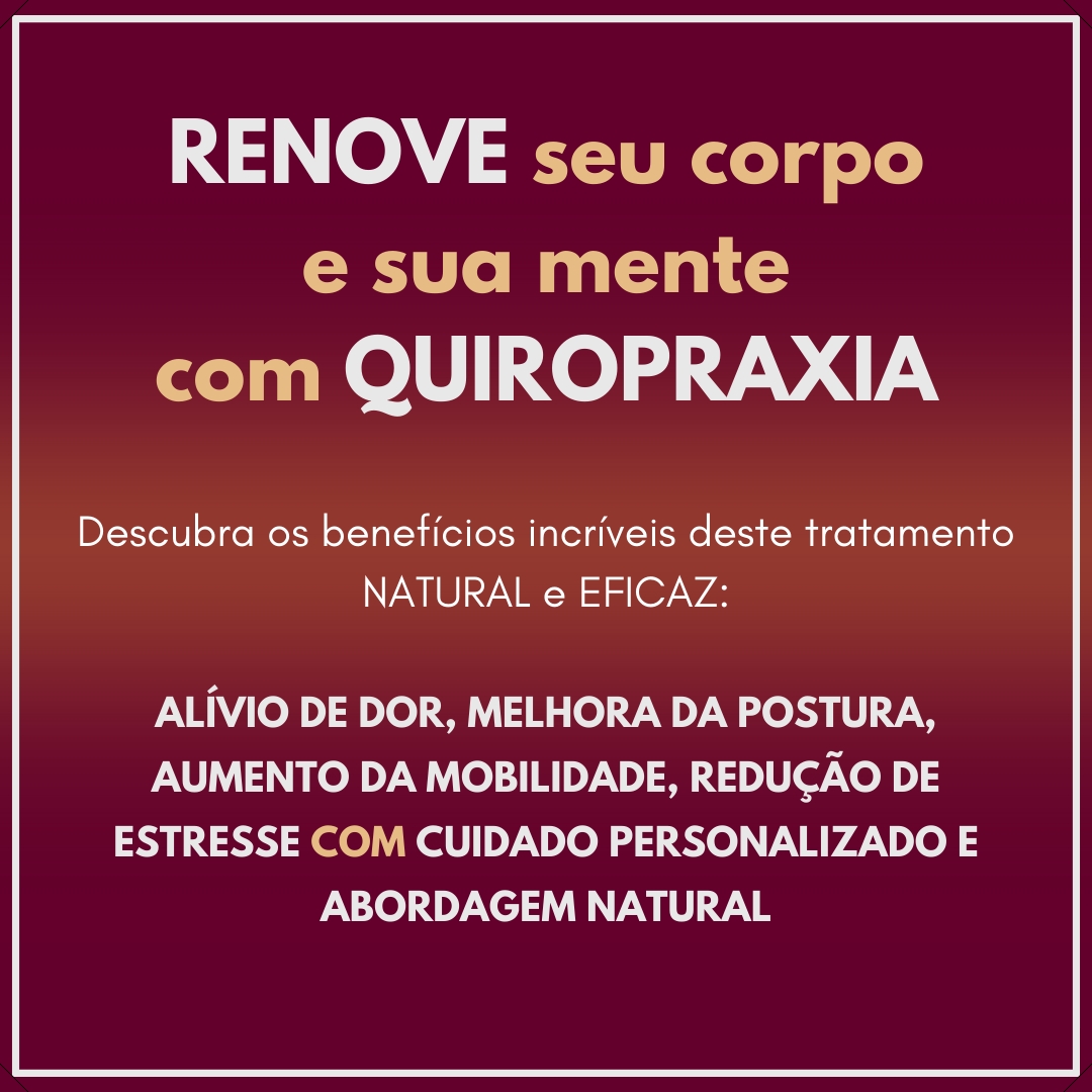 Quiropraxia melhora a postura?